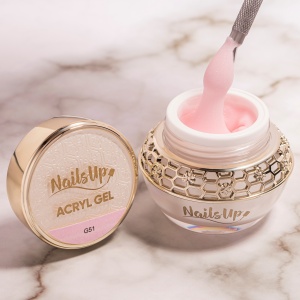 AcrylGel NailsUp - G51 Rose Glimmer 30g