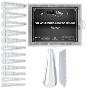Dual Tips NailsUp Full Cover Balerina-Russian Mandel - Img 2