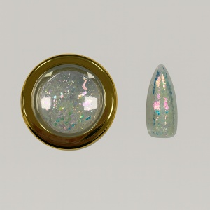 Fulgi Decor Unghii Nailsup Efect Holografic Verde
