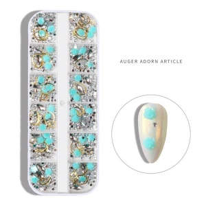 Nageldekoration NailsUp - Mix Set Nail Art - Blue