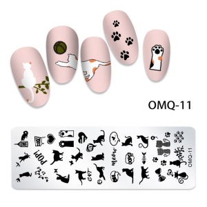Nail Art Metallische Form – OMQ-11