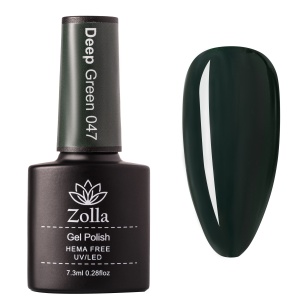Semipermanenter Nagellack Zolla - Hema Free - Deep Green 047 - 7.3ml