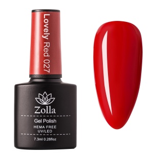 Semipermanenter Nagellack Zolla - Hema Free - Lovely Red 027 - 7.3ml