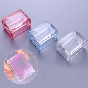 Stampila Unghii Silicon Cube Clear - Img 3