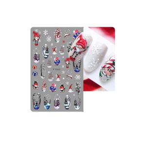 Sticker pentru unghii nail art Christmas F1063