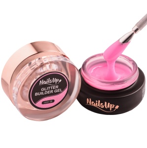 Aufbaugel Feinen Glitzer NailsUp 26 - 50ml
