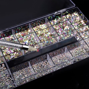 Crystal Set Nail Art Zubehör