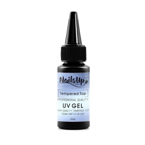 Gehärteter Decklack, UV-Gel, NailsUp