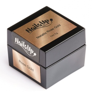 Gel Metalic NailsUp, Gold Rose 8g