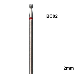 KUGEL 2 MM ROTER HAUTNAGEL BIT BIT - BC02 - Img 2