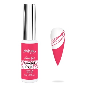 Liner Gel Neon Red LX20 NailsUp 8 ml