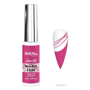 Liner Gel Rose Red LX10 NailsUp 8 ml