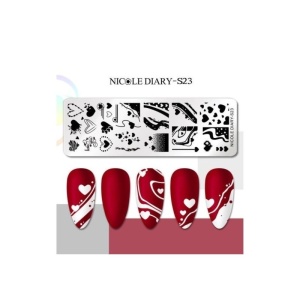 Matrita metalica stampila Nicole Diary S23