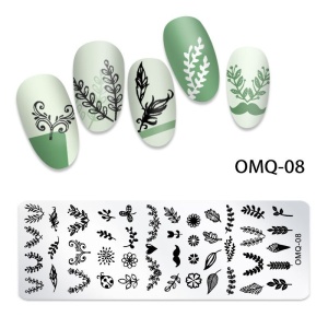 NAIL ART METALLISCHE FORM – OMQ-08
