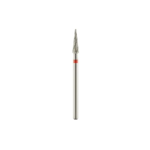 NAILSUP Fräseraufsatz Kegelförmig Under Refill Rot 2,3 mm – mit Kühlung