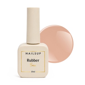 NAILSUP Rubber Base Nova 09 – Selbstglättende Rubber Base HEMA Free & TPO Free, 10 ml