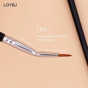 Pensula MakeUp Subtire Eyeliner Contur Ochi - Img 3