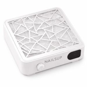 Professioneller NailSup Nagelstaubabsauger – Weiß, leise & leistungsstark mit Metallgitter