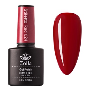 Semipermanenter Nagellack Zolla - Hema Free - Stiletto Red 024 - 7.3ml