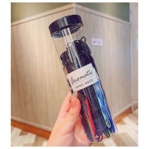 Set 300 Elastice Negre pentru Par