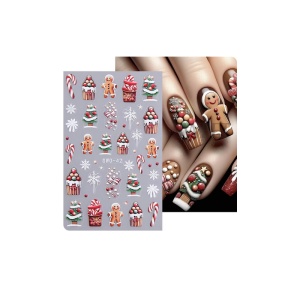 Weihnachtliche Nail Art Nagelsticker – SWO-42
