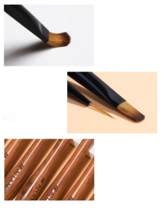 Flat Brush Nr 6 NailsUp für Maniküre - HL-08 - Img 4