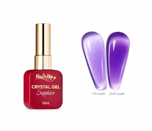 Gel Crystal Glass Nailsup Purple 06 10ml