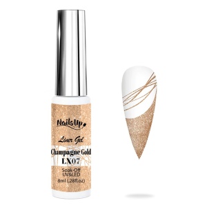 Liner Gel Gold LX07 NailsUp 8 ml