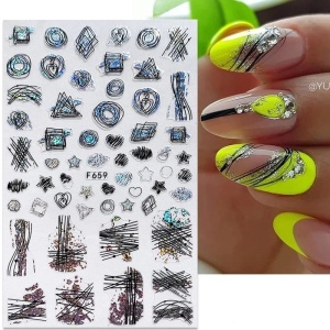 NAGELAUFKLEBER - F659 SILBER