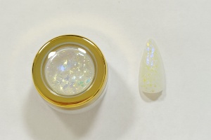 NailSup Nail Art Dekorflocken – Blau, intensiver Schimmer-Effekt