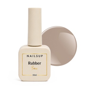 NAILSUP Rubber Base Nova 10 – Selbstglättende Rubber Base HEMA Free & TPO Free, 10 mL