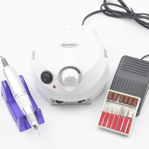 Professioneller elektrische Feile Maniküre 30000rpm Weiss