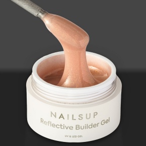 Reflective Aufbaugel NAILSUP 04 – UV/LED Glitzer Gel 15 ml