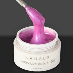 Reflective Aufbaugel NAILSUP 12 – UV/LED Glitzer Gel 50 mL