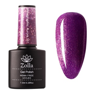 Semipermanenter Nagellack Zolla - Hema Free - Holographic Aurora 051 - 7.3ml