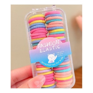 Set 100 Elastice Medii pentru Par - M1