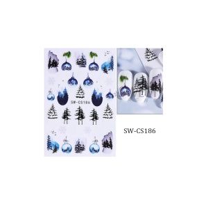 Sticker pentru unghii nail art Christmas SW-CS186