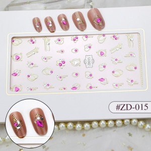 Stiker 3D Manichiura Nail Art Cristal ZD015