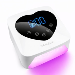UV/LED Nagellampe NAILSUP 72W – Wireless, Wiederaufladbar, Dual LED, Digital Display, Professionel