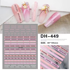 Abziehbild für Nägel - DH-449