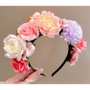Cordeluta pentru Par Model Floral - M4