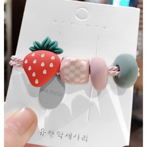 Elastic pentru Par cu Accesoriu Capsuna - Img 3