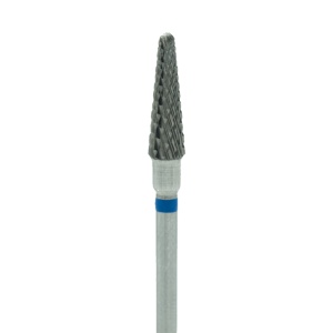 Messerende Untermine konisch Blau LINKS D.40