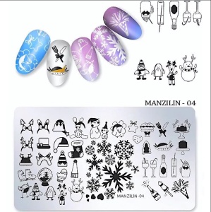 Metallische Nagelform, Manzilin-05