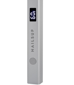 NailSup Mini UV/LED Nagellampe Stick – 3 W, USB, Grau | Ideal für Nail Art & Quick Fix