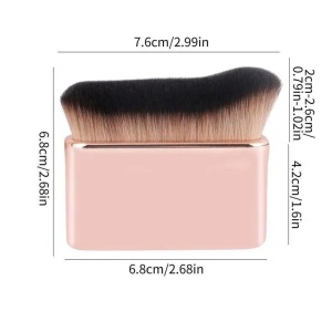 Pensula make up countouring si aplicarea fondului de ten, Gold - Img 3