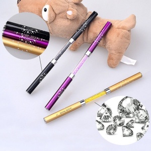 PENSULA UNGHII - CU DOUA CAPETE PENTRU ACRYL SI GEL Mov - Img 2