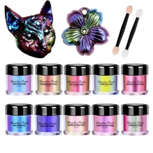 Pigment chameleon unghii Purple Blue, Red, Orange 03