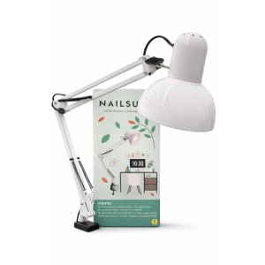 Professionelle NAILSUP Tischlampe für Maniküre & Büro Weisse – Verstellbar, 360° drehbar, E27-Fassung - Img 2