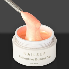 Reflective Aufbaugel NAILSUP 09 – UV/LED Glitzer Gel 50 mL